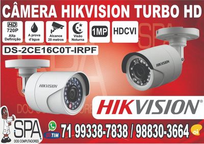 Câmera Bullet Hikvision Hd 28mm Ds-2ce16c0t IRPF em Salvador BA