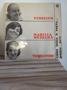 Lp Vinicius Marília Medalha Toquinho 1971 Como Dizia o Poeta Lp Rge