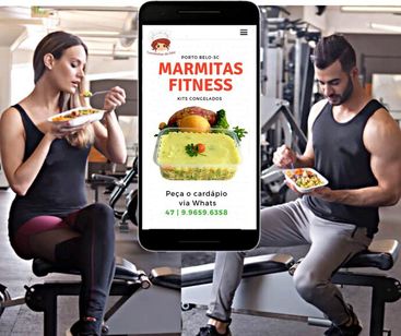 Comida Saudável - Kits de Marmitas Fitness