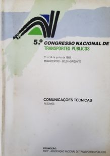 Relatório das Comunicações Técnicas do 5º Congresso Nacional de Transp