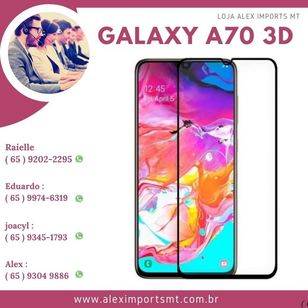 Película de Vidro para Samsung Galaxy A70 3d