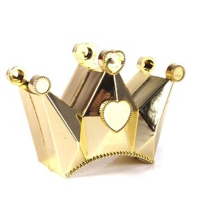 Caixa Coroa de Princesa Dourada