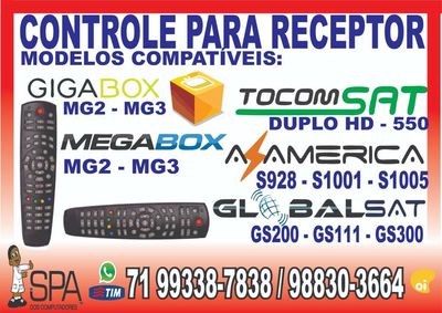 Controle Universal para Azamerica S928