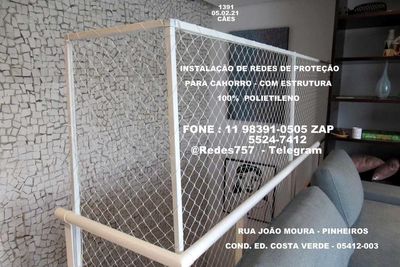 Redes de Proteção no Condominio Edificio Costa Verde , Pinheiros
