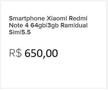 Xiaomi Redmi Note 4 64g