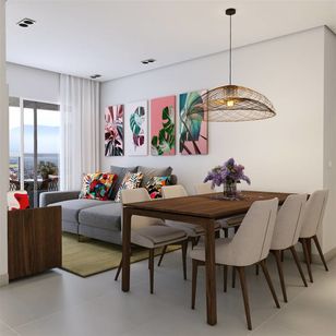 Apartamento com 42.41 m² - Guilhermina - Praia Grande SP