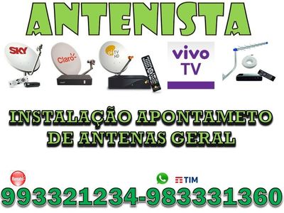 Antenista DF Sky - Claro TV - Oi TV - Vivo TV e Digital
