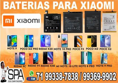 Baterias Xiaomi em Salvador Bahia