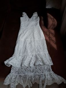 Vestido Branco de Renda