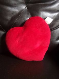 Coração de Pelúcia Vermelho