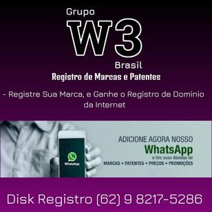 Disk Registro de Marcas Online Goiânia- Grupo W3