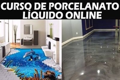 Curso Digital Online de Porcelanato Líquido Enviado por E-mail