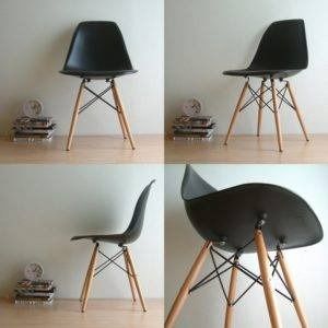 Cadeira Charles Eames Wood Eiffel - Frete Gratis