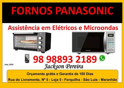 Jackson Pereira Técnico em Fornos Panasonic São Luis MA