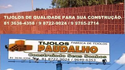 Super Promoção de Tijolos para Recife PE