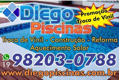 Diego Piscinas - Mega Promoção Troca de Vinil