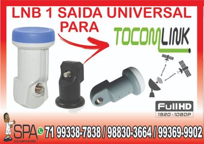 Lnb 1 Saida Universal Banda Ku 4k Hd Lnbf para Tocomlink