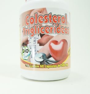 Colesterol e Triglicérides 60 Caps de 500 MG