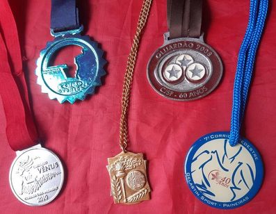 5 Medalhas Corrida 75k Maratona Esporte Atletismo Pedestrianismo Xp