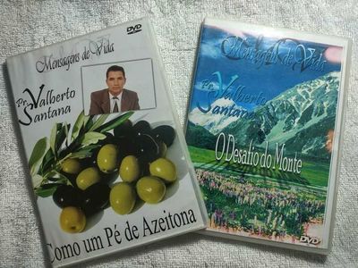 Kit com 2 DVD Evangélicos Pregação Pastor Valberto Santana