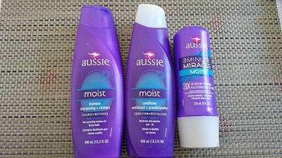 Kit Aussie Shampoo + Condicionador + Tratamento 3 Minutos