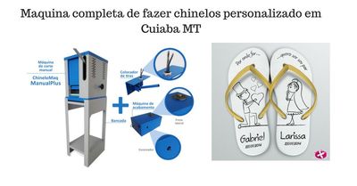 Máquina de Fazer Chinelo Personalizado Completa em Cuiabá Preço Baixo