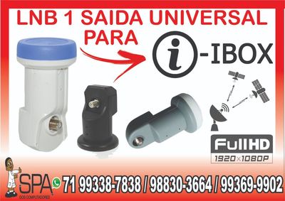Lnb 1 Saida Universal Banda Ku 4k Hd Lnbf para I-box