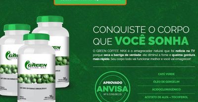 Green Coffee Max Emagrecedor Naturalaprovado pela Anvisa