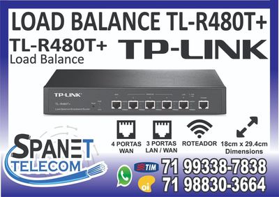 Load Balance Tl-r480t+ em Salvador BA