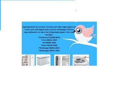 Freezer,bebedouro,geladeira e Máquina de Lavar Conserto