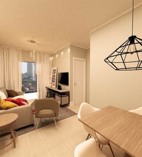 Apartamento com 59.67 m² - Ocian - Praia Grande SP