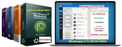 Kit Completo Keygens Whatsapp Facebook 2018 Atualizado