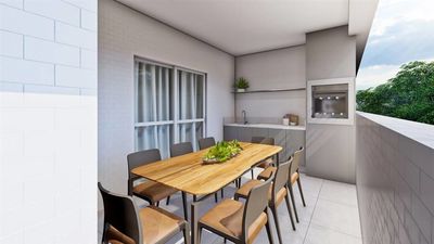 Apartamento com 43.02 m² - Forte - Praia Grande SP