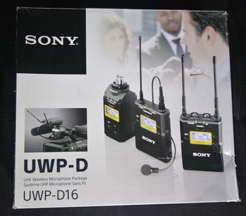 Microfone Sony Uwp-d16 +lapela sem Fio + Plug On