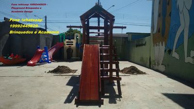 Playground de Madeira Infantil Barato
