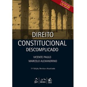 Ivro Direito Constitucional Descomplicado 11ª/2013