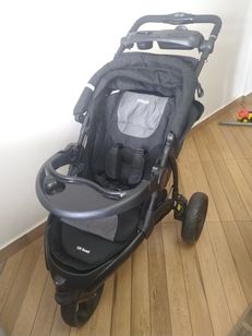 Carrinho Off Road Infanti + Bebê Conforto + Base Isofix