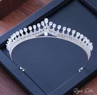 Coroa Tiara Arranjo de Noiva Debutante Lindo
