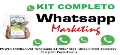 Kit Envios em Massa Whatsapp Marketing 2018
