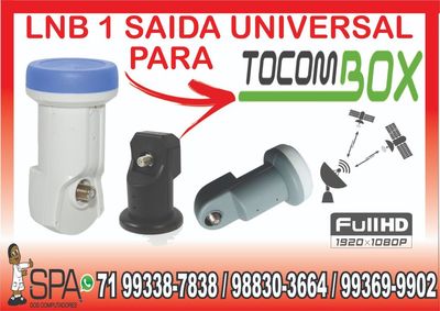 Lnb 1 Saida Universal Banda Ku 4k Hd Lnbf para Tocombox