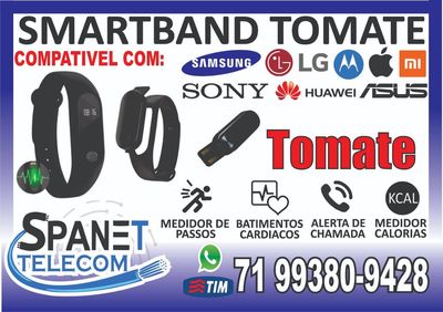 Smartwatch Relógio Pulseira Inteligente Tomate Mtr 06 em Salvador BA