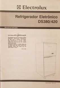 Manual Refrigerador Electrolux DS 380/420