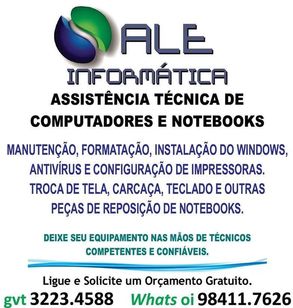 Assistência de Notebooks e Computadores em Pelotas