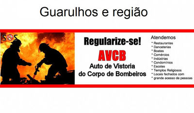 Avcb Guarulhos e Região Projetos Consultoria e Adequação Laudo Bombeiro
