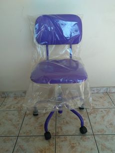 Cadeira Escritório Tok Stok Roxa - Nunca Usada