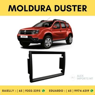 Moldura Renault Duster Expression 2din Black Piano Moudura Duister Mod