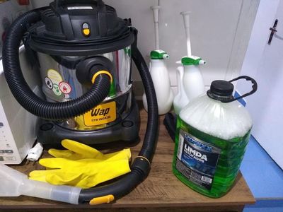 Kit para Higienização - Aspirador de Pó e água 1600w e Produtos