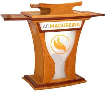 Púlpito de Madeira Modelo-elizeu para Igrejas e Capelas