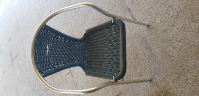 Cadeira Azul de Alumínio