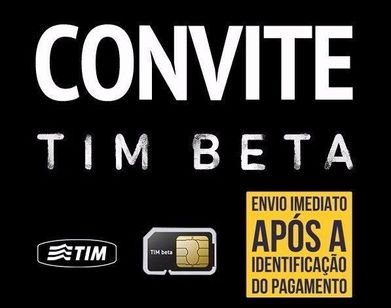 Convite Tim Beta Via Facebook - 10gb - 600min - Envio Rapido